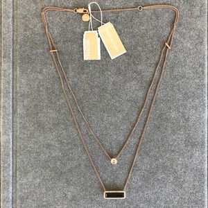 Michael Kors Layered Necklace, Rose Gold